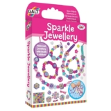 Galt Sparkle Jewellery Craft Kit, Kids Necklace & Bracelet Making Activity