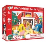 Galt Whos Hiding Farmyard Fun Jigsaw Puzzle, 20 Pieces