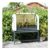 Galvanised Raised Planter with Greenhouse Cover and Bottom Shelf