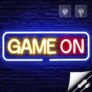 Game on Neon Signs, Arrinew Gaming LED Sign Wall Decor, Colorful Neon Lights powered by USB, Gamer Gifts for Teen Boys Bedroom, Gamer Room, Man Cave, Party Supplies(15.7x 5.7inch)