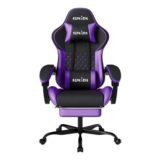 Gaming Chair, Ergonomic Computer Chairs with Footrest, Comfy