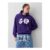 Gap X Awake NY Purple Heavyweight Oversized Logo Hoodie