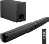 GarageRock Soundbar with Subwoofer for TV, 110W Peak 2-in-1 Sound Bar Home Theater with Adjustable Deep Bass, Bluetooth 5.3/ARC/Opt/AUX Connect, Surround Sound System for TV/PC/Projectors/Gift, 1 Set