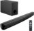 GarageRock Soundbar with Subwoofer for TV, 110W Peak 2-in-1 Sound Bar Home Theater with Adjustable Deep Bass, Bluetooth 5.3/ARC/Opt/AUX Connect, Surround Sound System for TV/PC/Projectors/Gift, 1 Set