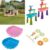 Garden Fun: Wooden Sandpit £34.99 / Sand And Water Table £19.99 / Sand Pit £7.99 / Outdoor Games Assortment £4.99