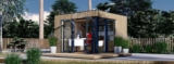 Garden Office Pod PREMIUM (Insulated, 34 mm Cladding), 3×3 m (10 x 10), 9 m²