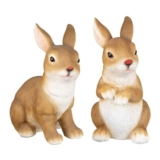 Garden Rabbit Ornaments 2pk – Realistic