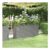 Garden Raised Bed Powder-Coated Steel 152x40x68 Cm Grey