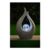 Garden Sculpture with Solar Crackle Ball