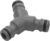 Gardena 3-Way Y Coupling: for Hose Branching, Connections Along The Hose Length