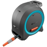 Gardena Dual Hose Box M/L with 25 m Hose, Ready-to-Use, for Wall or Portable Installation, Automatic Hose-Guide for Rewind
