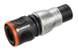 Gardena Premium Water Stop, 13 mm (1/2 inch) – 15 mm (5/8 inch): Water Stop, Frost-Resistant (Prime Exclusive)