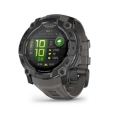 Garmin Instinct 3 Renewed, 50mm AMOLED Rugged GPS Smartwatch,Built in Sports Apps & Health Monitoring, LED Flashlight, 10ATM