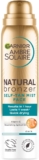 Garnier Ambre Solaire Self Tan (75ml), Natural Bronzer Quick Drying Dark Fake Tan Face Mist, Intense & Streak Free, Lasts Up to 1 week, Vegan Formula, Radiant Glow For All Skin Types