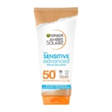Garnier Ambre Solaire Sun Cream SPF 50 Sensitive Advanced Sunscreen, Water Resistant, UVA UVB Protect with Ceramide, 175ml – £4.75 S&S
