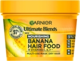Garnier Hair Food Multi-use Hair Treatment Mask, Nourishes and Conditions, Ideal for Dry Hair, No Silicones, Vegan Formula, Banana, Ultimate Blends, 400ml