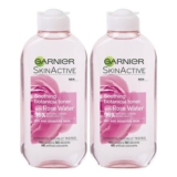 Garnier Natural Rose Water Toner Sensitive Skin 200ml (Pack of 2)