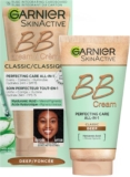 Garnier SkinActive Classic Perfecting All-in-1 BB Cream, Shade Classic Deep, Tinted Moisturiser SPF 15, Brightens and Evens Skin, With Hyaluronic Acid, Aloe & Mineral Pigments, 50 ml