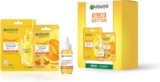 Garnier Vitamin C Glow Getter Giftset – Brightens Skin, Reduces Dark Spots & Evens Skin Tone – For Dull Skin – Cruelty Free & Vegan – Pack of 30ml Face Serum, Face Sheet Mask & Eye Sheet Mask
