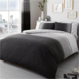 Gaveno Cavailia Luxury URBAN OMBRE Bed Set with Duvet Cover and Pillow Case, Polyester-Cotton, Grey, Double,11149378