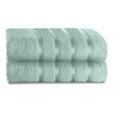 Gaveno Cavalia Bath Towels Egyptian Cotton 500GSM Duck Egg 2-Pack