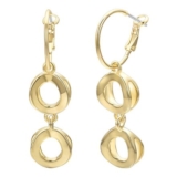 Geometric Dangle Drop Leverback Earrings