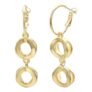 Geometric Dangle Drop Leverback Earrings