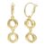 Geometric Dangle Drop Leverback Earrings