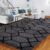 Geometric Rug 120x180cm in Grey and Black – Sold by Bybsrll Official / FBA