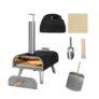 George Foreman Outdoor 16 Inch Wood Pellet Portable Wood Fired Pizza Oven