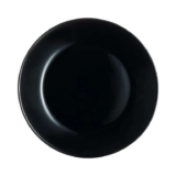 George Home Black Glass Dinner Plate