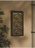George Home Black Leaf Wall Panel Solar Light / Black Bee & Butterfly Wall Panel Solar Light – Free C&C