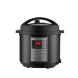 George Home Metallic Black 5.5L 1000W Pressure Cooker