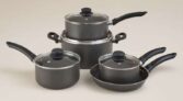 George Non-stick Aluminium Pan Set – 5-Piece – Free C&C