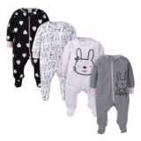 Gerber 4-Pack Baby Girls Bunny Sleep N Play