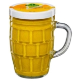 German mustard in a beer tankard