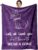 Get Well Gift for Women, Gift for Women 60 x 50, Get Well Soon Gifts for Female After Surgery, Feel Better/Recovery After Surgery Gift for Female/Teenage Girl (Purple)