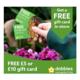 Get a £5 Gift Card on a Spend £30 or a £10 Gift Card on a Spend £50 In-Store