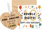 Gifts for 10 Year Old Girls Boys, Bitrthday Cards 10th Daughter