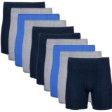 Gildan Mens Covered Waistband Boxer Briefs, (pack of 10) Small only