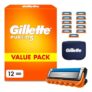Gillette Fusion5 Razor Refills, 12 Count – £22.03 S&S