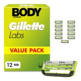 Gillette Labs Body and Intimate Razor Refills, 12 Cartridges – £33.49 S&S