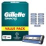 Gillette Mach3 Razor Blade Refills for Men, 12 Count S/S £14.44