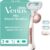 Gillette Venus Pro Smooth Sensitive Womens Razor, 1 Handle & 3 Blade Refills – 5-Blade System, Sensitive Skin Protection, Reusable Metal Handle, Shower Holder