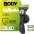 GilletteLabs Body Intimate Razor with Magnetic Shower Hanger, Anti-ingrown Bar, Anti-irritation Bar, 1 Ergonomic Razor Handle with Easy Reach Shower Grip, 3 Cartridges