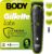 GilletteLabs i3 Body & Intimate Hair Trimmer – Body Groomer for Men, Waterproof, SkinFirst Technology, Sensitive Area Trimming, 2 Combs, 80-Min Runtime
