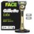 GilletteLabs with Exfoliating Bar, Razor for Men Champion Gold Edition, 1 Handle – 3 Blades, Includes Premium Magnetic Stand