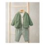 Gingham Jacket, Trousers & Bodysuit Set