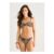 Gini London Animal Print Hardware Detail Bikini Bottom