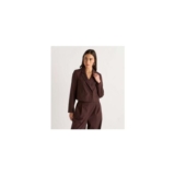 Gini London Dark Brown Double Breasted Jacket